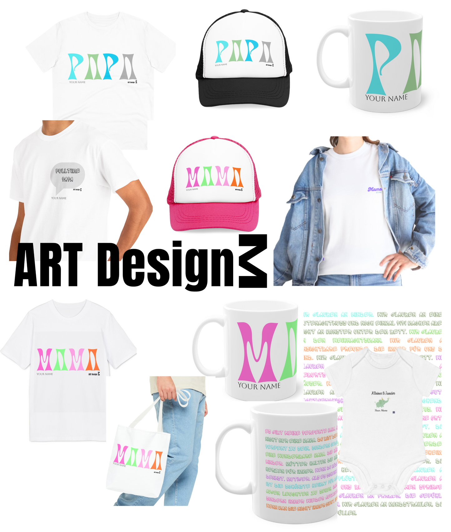 Kappe Art Design Print Mama - personalisierbar