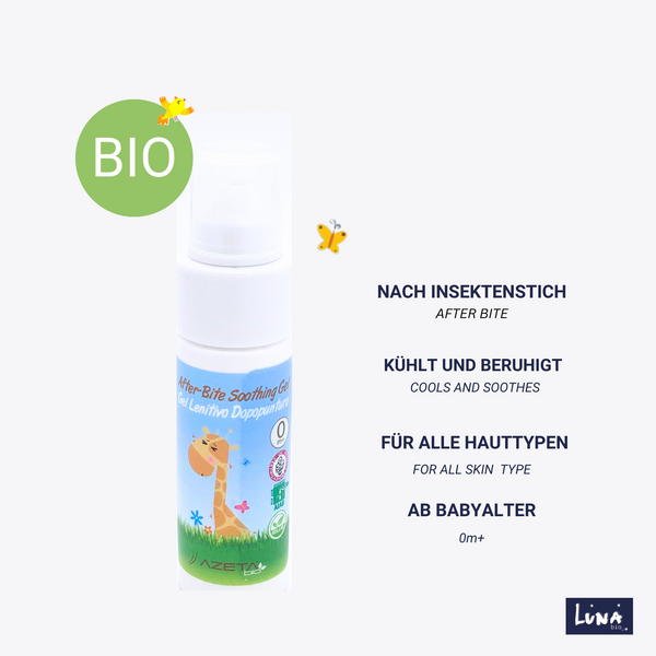 Nach Insektenstich von La Luna – beruhigende Bio-Lotion für Babys