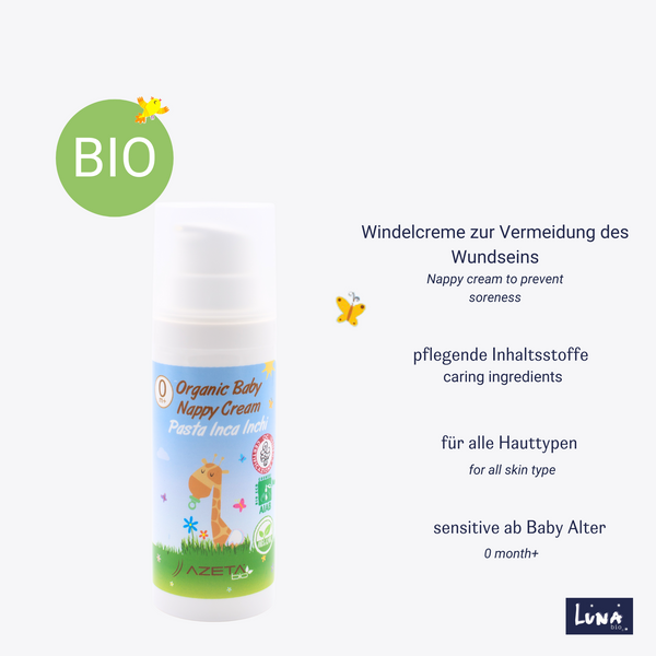 Natürliche Windelcreme von La Luna – beruhigende und schützende Bio-Lotion für Babys